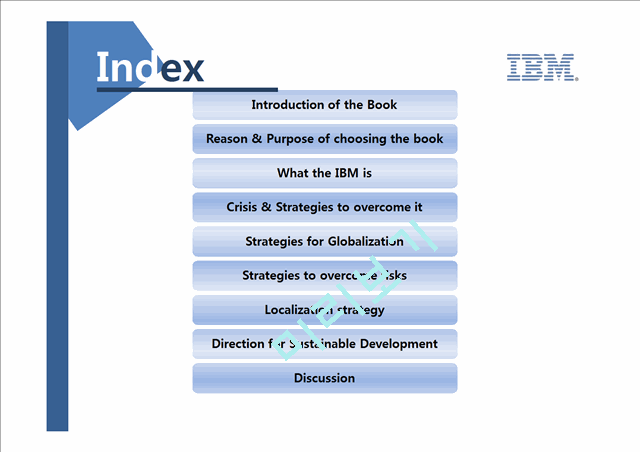 루 거스너 와 IBM부활의 신화,IBM,IBM부활,IBM분석,IBM기업분석,루거스너,IBM영문판   (2 )